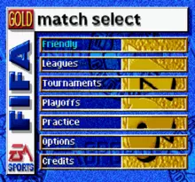 Image n° 1 - screenshots  : FIFA 97 - Gold Edition